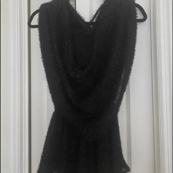 Jackie O Division of Surf and Turf California Cowl Neck Vintage Shag Top Size S - Picture 2 of 6